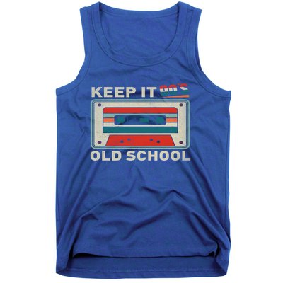 90S Vibes Keep It Old School 90S Hip Hop Cassette Tape Gift Tank Top