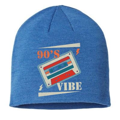 90S Vibes Retro Vintage 90S Hip Hop Cassette Tape Funny Gift Sustainable Beanie