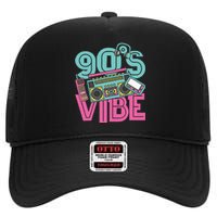 90s Vibe Vintage 1990s Music 90s Costume Party Nineties High Crown Mesh Back Trucker Hat