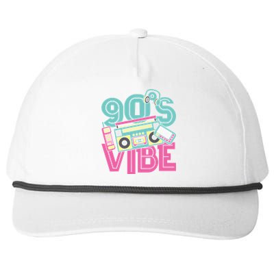 90s Vibe Vintage 1990s Music 90s Costume Party Nineties Snapback Five-Panel Rope Hat