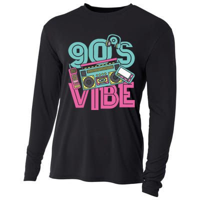 90s Vibe Vintage 1990s Music 90s Costume Party Nineties Cooling Performance Long Sleeve Crew