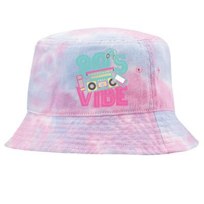 90s Vibe Vintage 1990s Music 90s Costume Party Nineties Tie-Dyed Bucket Hat