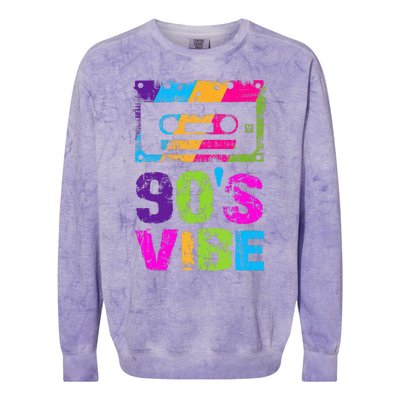 90s Vibe Vintage 1990s Music 90s Costume Colorblast Crewneck Sweatshirt