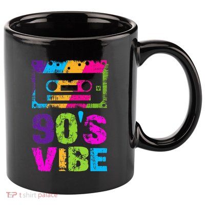 90s Vibe Vintage 1990s Music 90s Costume 11oz C Handle Ceramic Mug