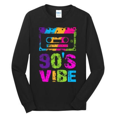 90s Vibe Vintage 1990s Music 90s Costume Tall Long Sleeve T-Shirt