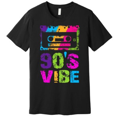 90s Vibe Vintage 1990s Music 90s Costume Premium T-Shirt