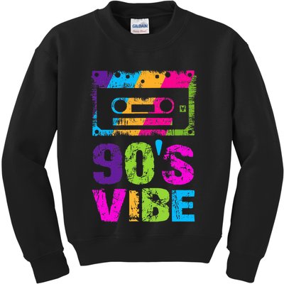 90s Vibe Vintage 1990s Music 90s Costume Kids Sweatshirt