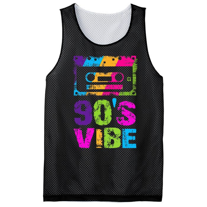 90s Vibe Vintage 1990s Music 90s Costume Party Nineties Mesh Reversible Basketball Jersey Tank