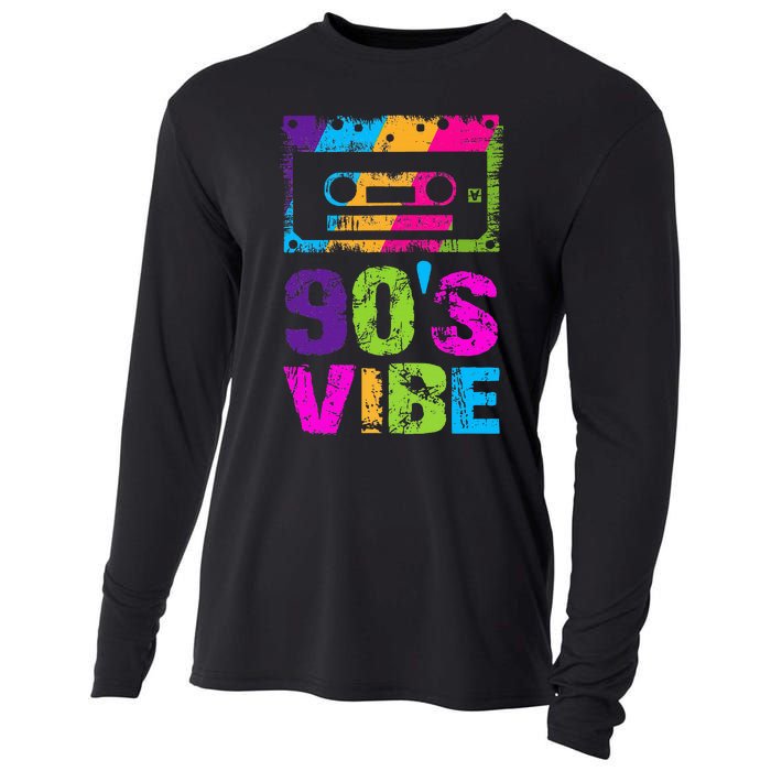 90s Vibe Vintage 1990s Music 90s Costume Party Nineties Cooling Performance Long Sleeve Crew