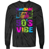 90s Vibe Vintage 1990s Music 90s Costume Party Nineties Tie-Dye Long Sleeve Shirt