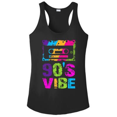 90s Vibe Vintage 1990s Music 90s Costume Party Nineties Ladies PosiCharge Competitor Racerback Tank