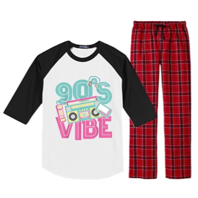 90s Vibe Vintage 1990s Music 90s Costume Party Nineties Raglan Sleeve Pajama Set