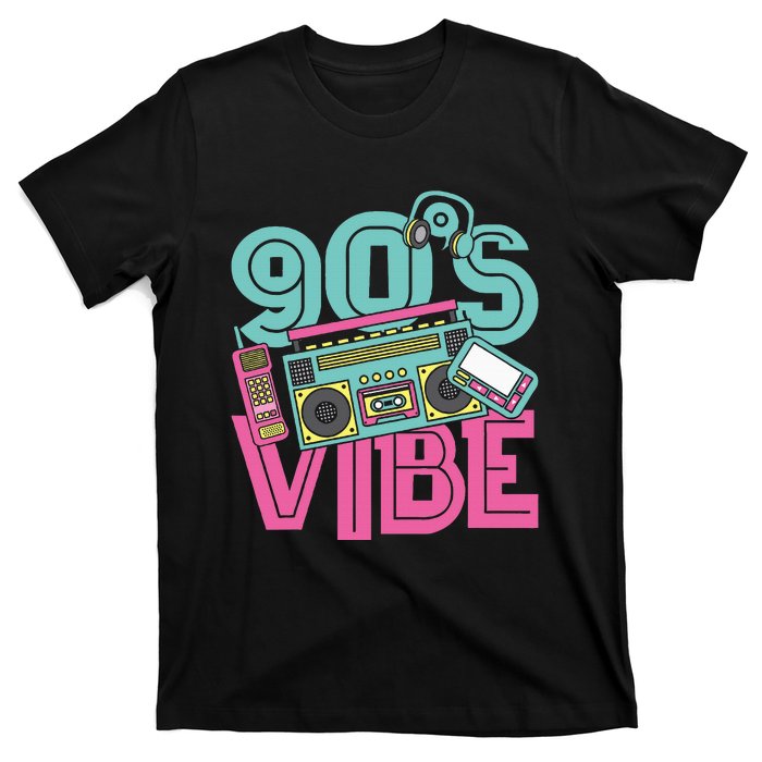 90s Vibe Vintage 1990s Music 90s Costume Party Nineties T-Shirt