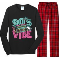 90s Vibe Vintage 1990s Music 90s Costume Party Nineties Long Sleeve Pajama Set