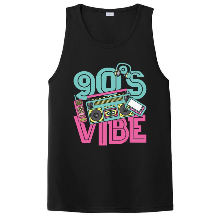 90s Vibe Vintage 1990s Music 90s Costume Party Nineties PosiCharge Competitor Tank