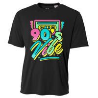 90s Vibe Vintage Retro Costume Party Nineties Cooling Performance Crew T-Shirt