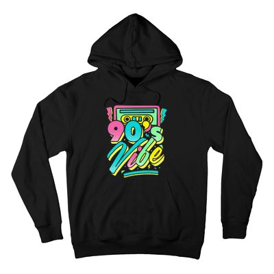 90s Vibe Vintage Retro Costume Party Nineties Hoodie