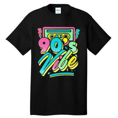 90s Vibe Vintage Retro Costume Party Nineties Tall T-Shirt