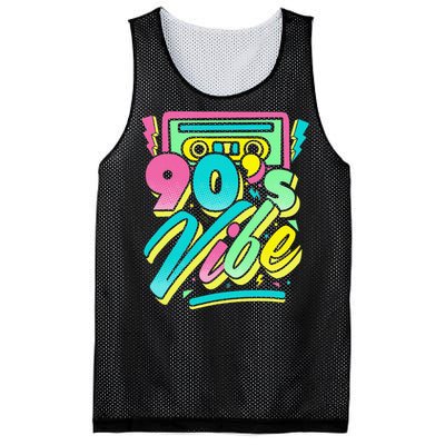 90s Vibe Vintage Retro Costume Party Nineties Mesh Reversible Basketball Jersey Tank