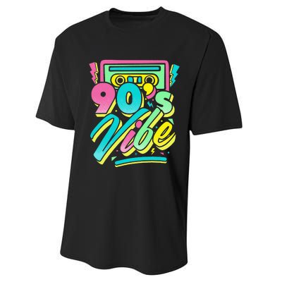 90s Vibe Vintage Retro Costume Party Nineties Performance Sprint T-Shirt