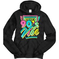 90s Vibe Vintage Retro Costume Party Nineties Tie Dye Hoodie