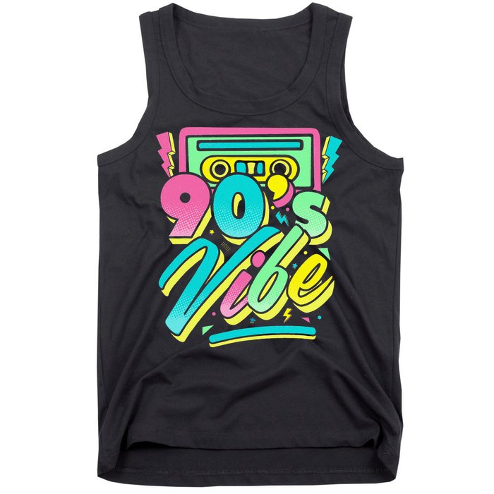 90s Vibe Vintage Retro Costume Party Nineties Tank Top