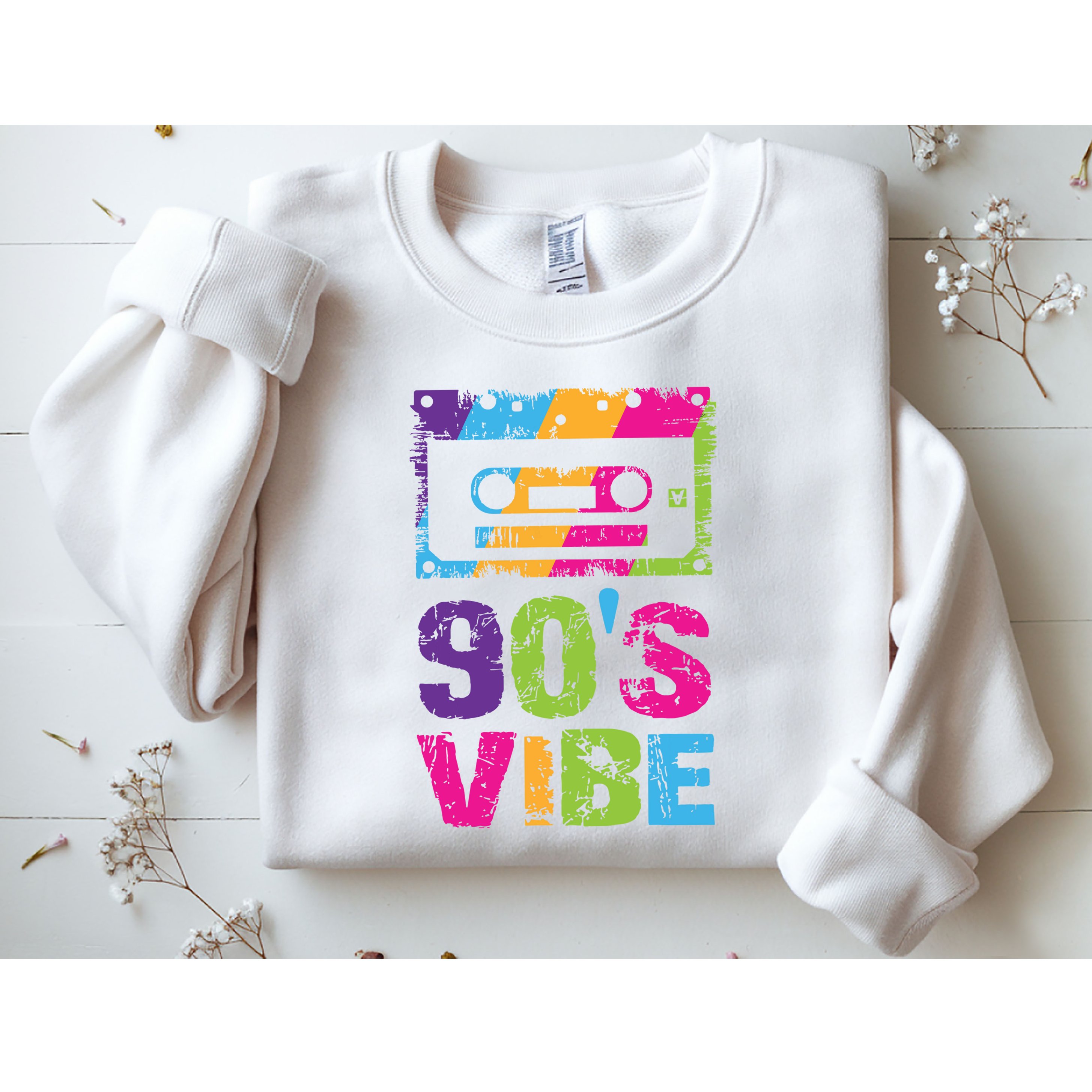 90s Vibe Vintage 1990s Music 90s Costume Party Nineties Sweatshirt