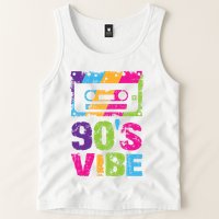 90s Vibe Vintage 1990s Music 90s Costume Party Nineties Tank Top
