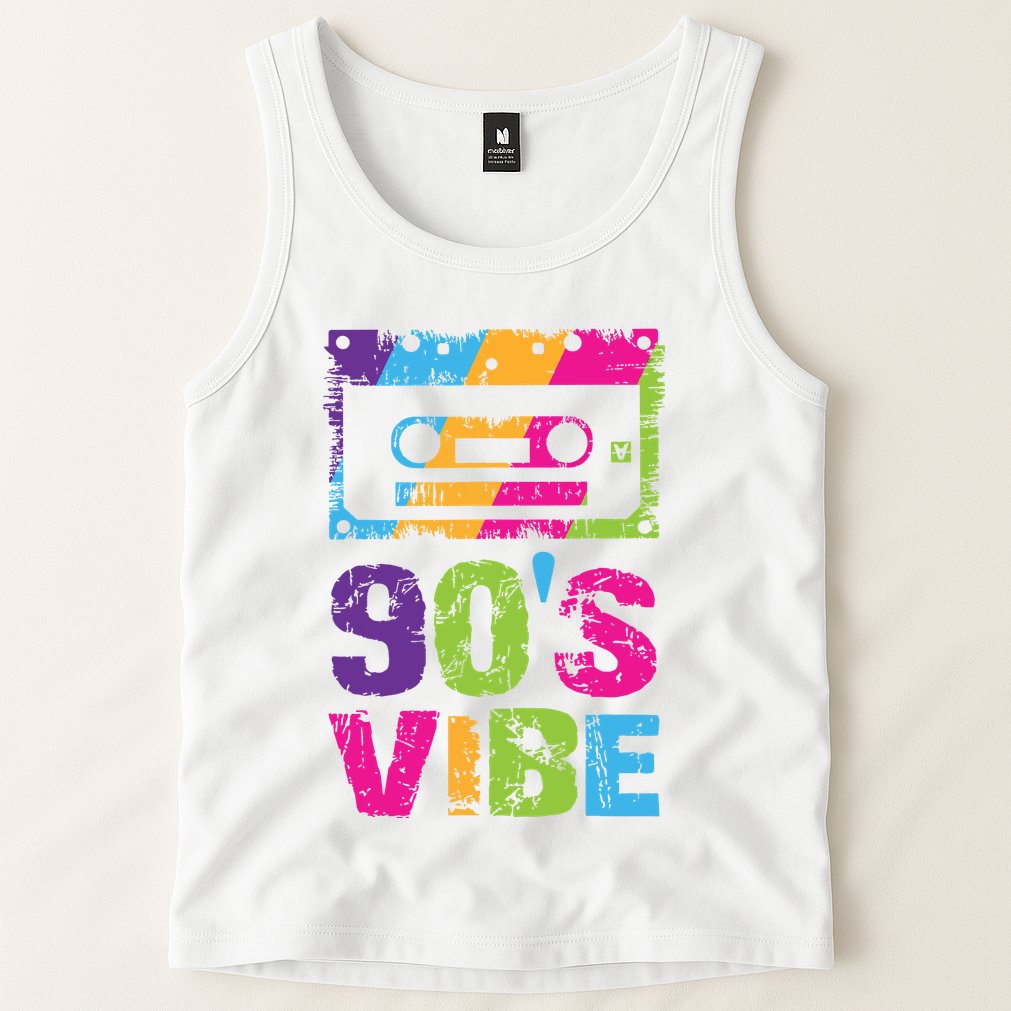 90s Vibe Vintage 1990s Music 90s Costume Party Nineties Tank Top