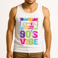 90s Vibe Vintage 1990s Music 90s Costume Party Nineties Tank Top