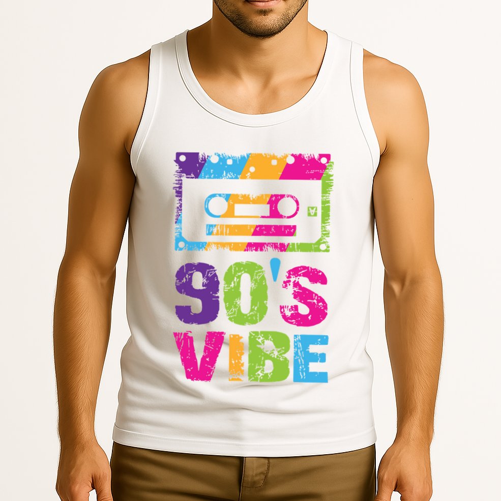 90s Vibe Vintage 1990s Music 90s Costume Party Nineties Tank Top