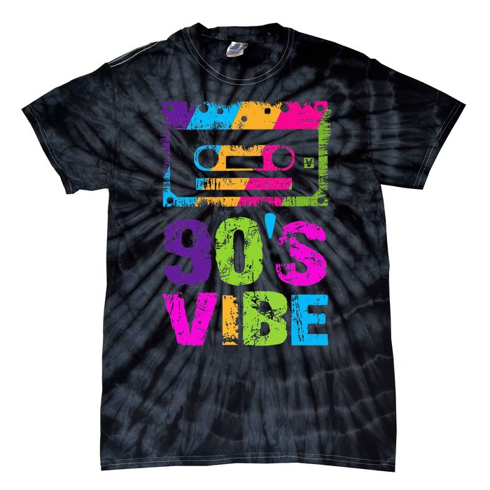 90s Vibe Vintage 1990s Music 90s Costume Party Nineties Tie-Dye T-Shirt