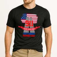 9/11 We Will Never Forget September 11th Patriot Day Cooling Performance Crew T-Shirt