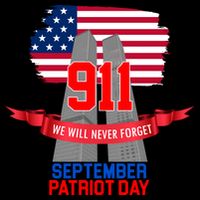 9/11 We Will Never Forget September 11th Patriot Day Bucket Hat