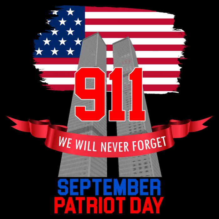 9/11 We Will Never Forget September 11th Patriot Day Bucket Hat