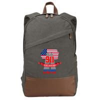 9/11 We Will Never Forget September 11th Patriot Day Cotton Canvas Backpack