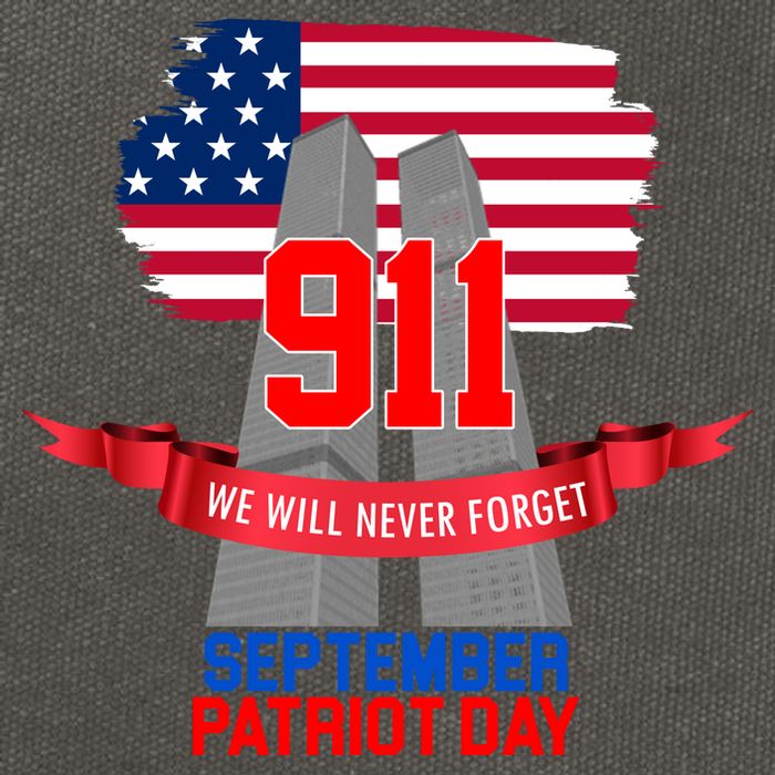 9/11 We Will Never Forget September 11th Patriot Day Cotton Canvas Backpack