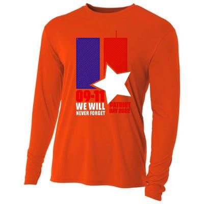 911 We Will Never Forget, 911 Memorial Twin Tower, Patriot Day Cooling Performance Long Sleeve Crew