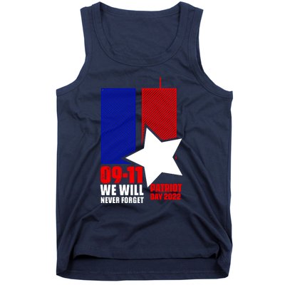 911 We Will Never Forget, 911 Memorial Twin Tower, Patriot Day Tank Top