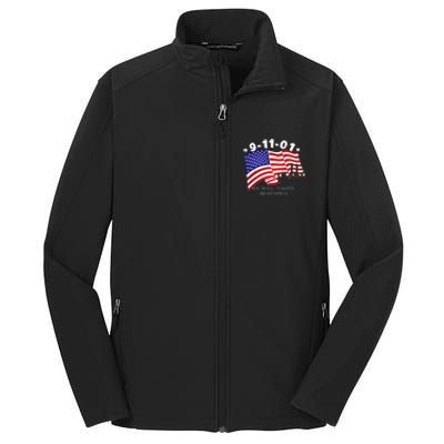 9/11/01 We Will Always Remember Core Soft Shell Jacket