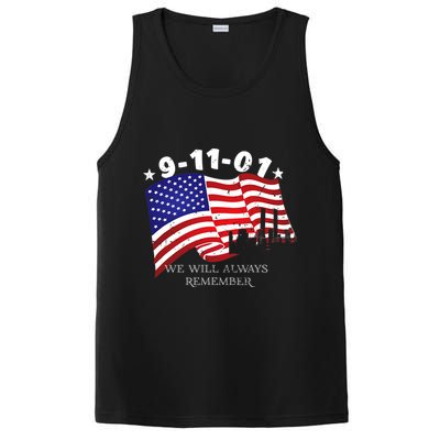 9/11/01 We Will Always Remember PosiCharge Competitor Tank