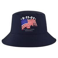 9/11/01 We Will Always Remember Cool Comfort Performance Bucket Hat