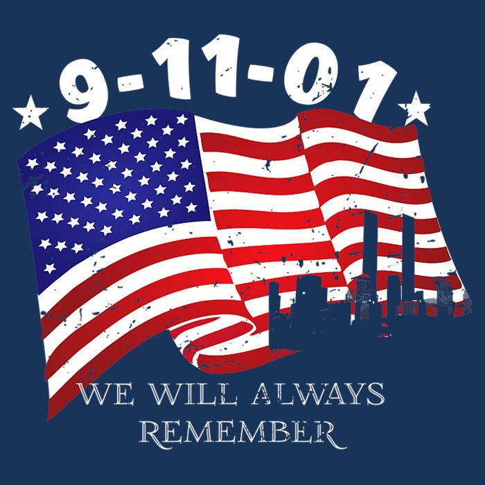 9/11/01 We Will Always Remember Cool Comfort Performance Bucket Hat