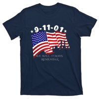 9/11/01 We Will Always Remember T-Shirt