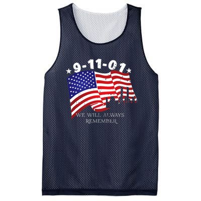 9/11/01 We Will Always Remember Mesh Reversible Basketball Jersey Tank