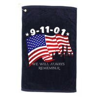 9/11/01 We Will Always Remember Golf Towel
