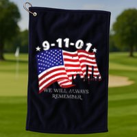 9/11/01 We Will Always Remember Golf Towel