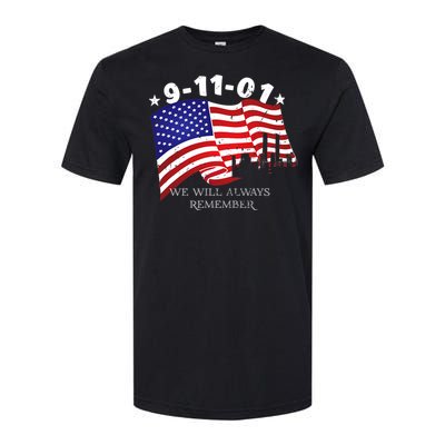 9/11/01 We Will Always Remember Softstyle CVC T-Shirt