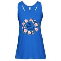 99 Years Loved 99 Years Old Floral 99th Birthday Gift Ladies Essential Flowy Tank