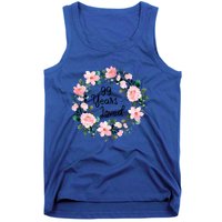 99 Years Loved 99 Years Old Floral 99th Birthday Gift Tank Top